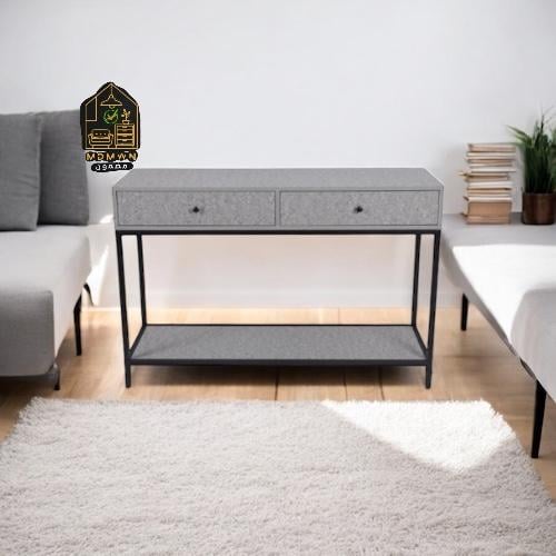 طاولة جانبية ب2 درج تصميم عصري وخشب عالي الجودة