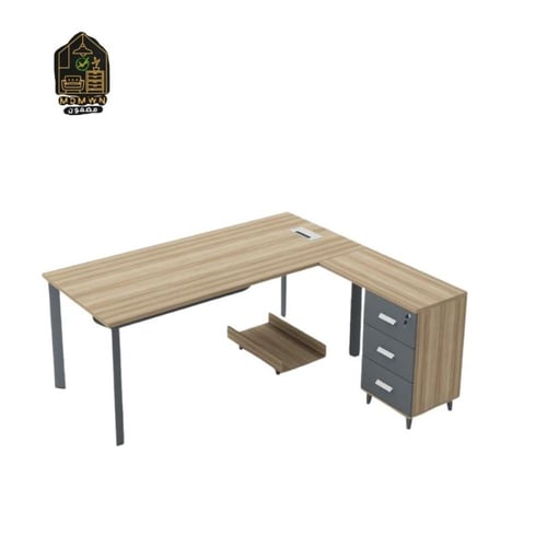 مكتب مودرن بأرجل حديد مقاسات متعددة