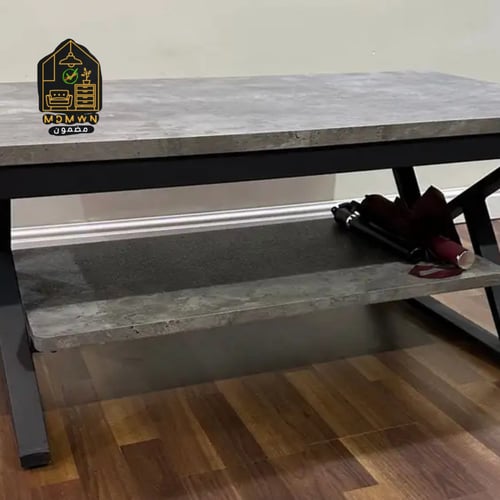 طاولة خدمة برف إضافي رصاصي