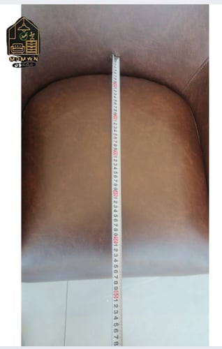 كرسي إستقبال جلد فخم