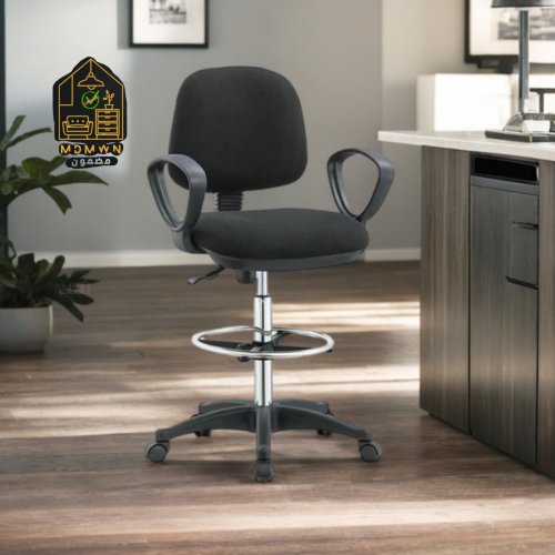 كرسي كونتر اسود