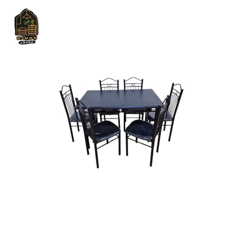 طاولة طعام للمنزل مع كراسي متعددة المقاسات