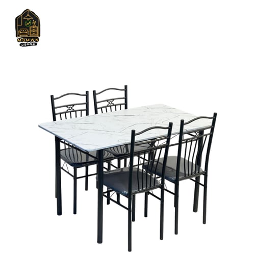 طاولة طعام مع 4 كراسي 120 سم