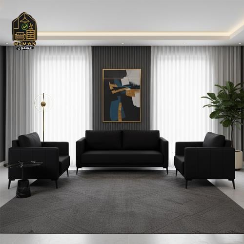 طقم كنب مكتبي بتصميمه العصري وبألوانه الكلاسيكية