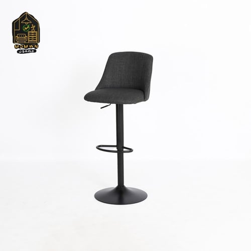 كرسي بار أنيق بقاعدة حديد