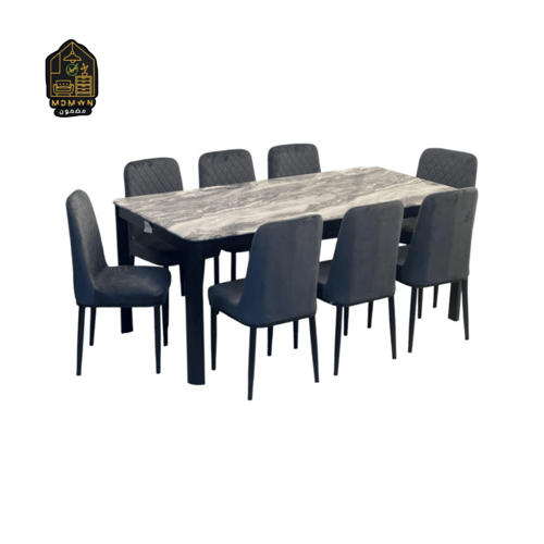 طقم طاولة سفرة 8 كراسي مودرن