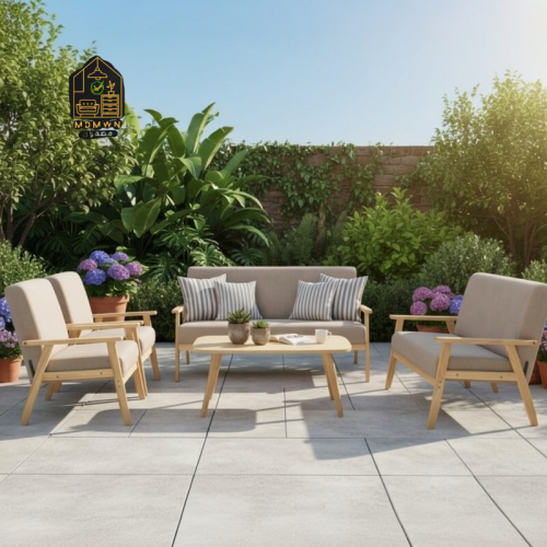 طقم كنب جلسة خارجية مريح