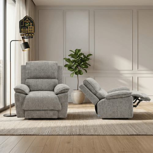 كرسي استرخاء فخم قابل للإمالة متعدد الالوان