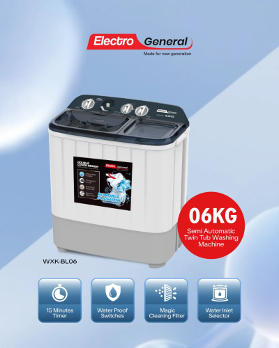6KG TWIN TUB WASHING MACHINE – WXK-BL06