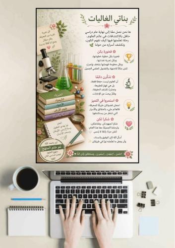 End of Science Curriculum message