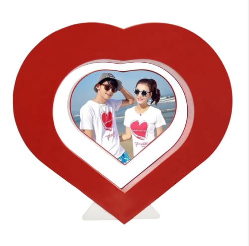 إطار صور القلب الدوار العائم