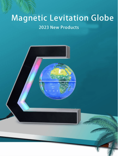 كرة ارضية ليد مربع اسود