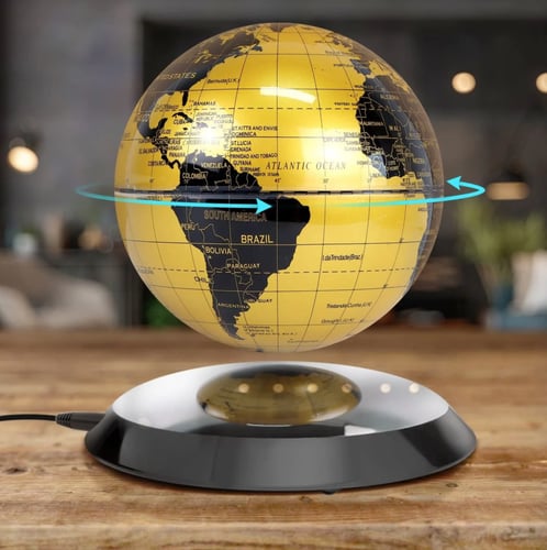 كرة ارضية عائمة قاعدة نيكل