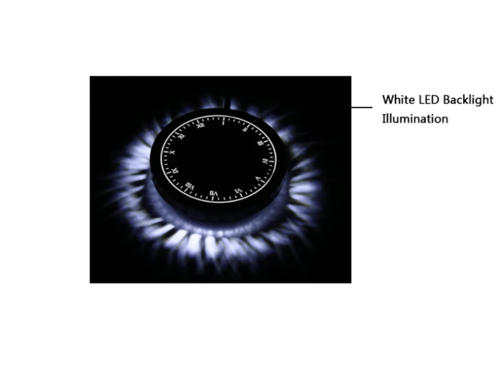 كرة ارضية قاعدة ساعة مضيئة