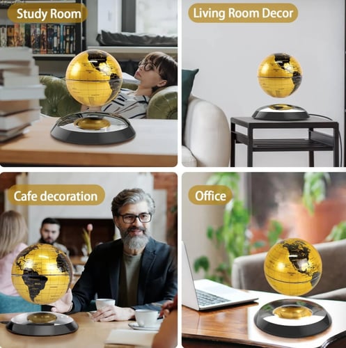 كرة ارضية عائمة قاعدة نيكل