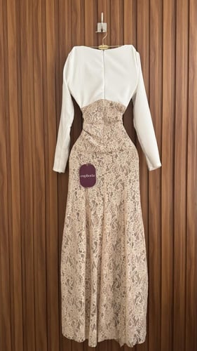 فستان حور اكمام