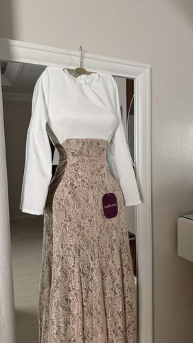 فستان حور اكمام