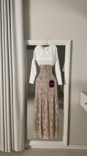 فستان حور اكمام