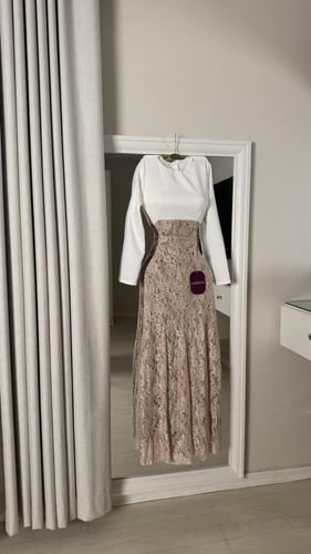 فستان حور اكمام