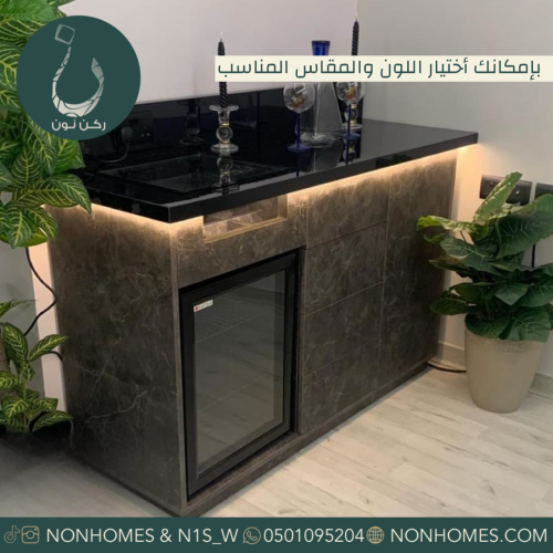 ركن قهوه بدون ثلاجة ، مقاسات متعدده N437