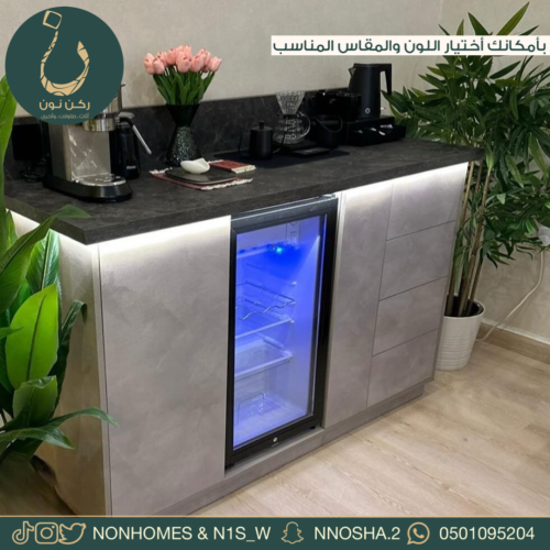 ركن قهوه بدون ثلاجة ، مقاسات متعدده N337