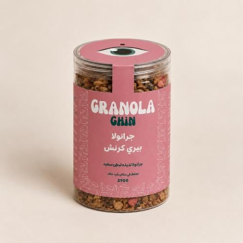 Berry crunchy granola