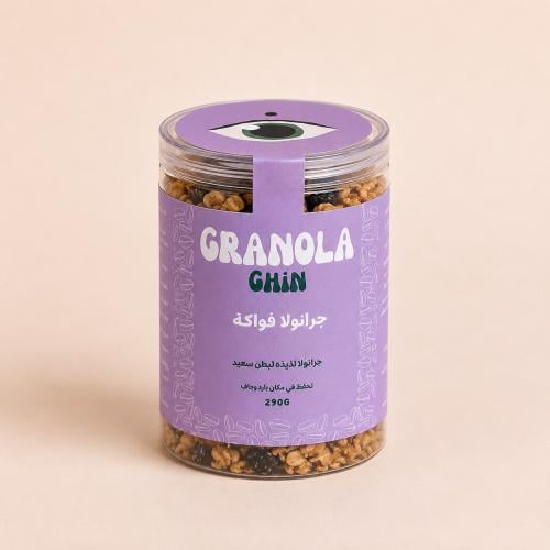 Granola with fruits