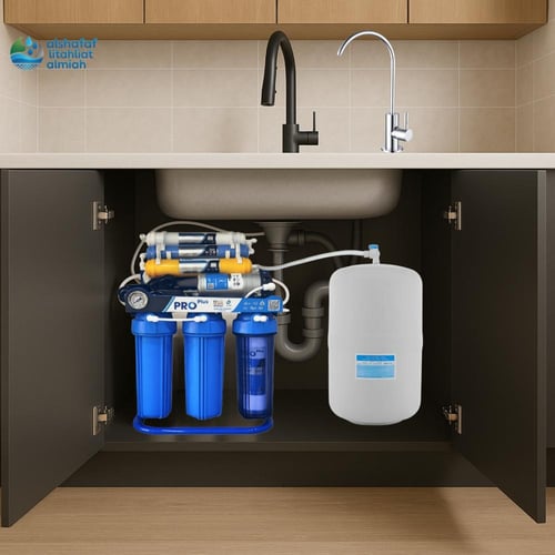 جهاز تحلية 7 مراحل برو بلس ستاند الازرق – من الشفا...