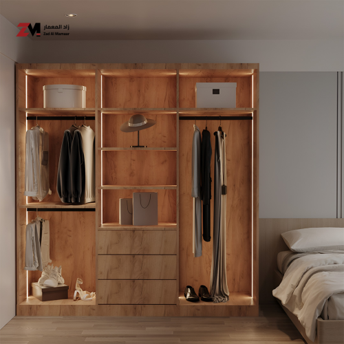 خزانة ملابس بإضاءة داخلية – ماستر