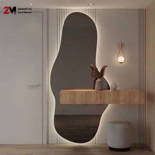 مدخل بمرايا منحنية