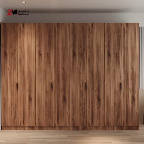 خزانة ملابس بإضاءة داخلية