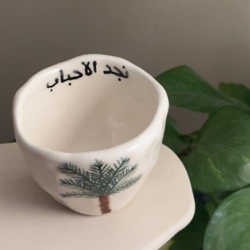 فنجان قهوة نخل نجد الأحباب