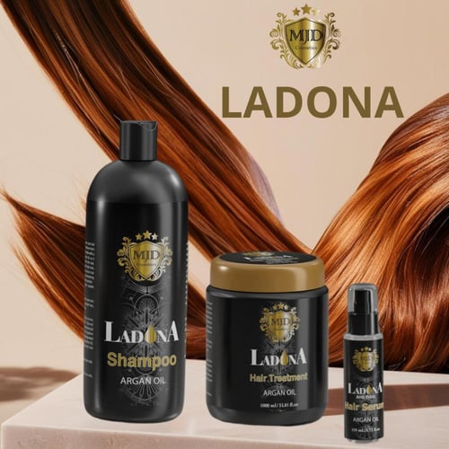 مجموعة من شامبو وكريم وسيرروم