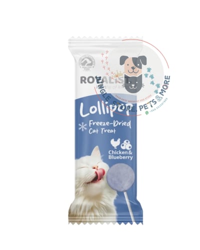 رويالست - لولي بوب حلاوة مصاص للقطط مكافات طبيعية...
