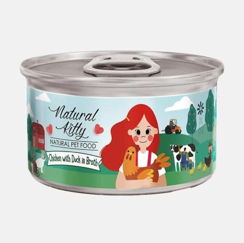 معلبات ناتشورال كيتي فيليه الدجاج مع البط في المرق...