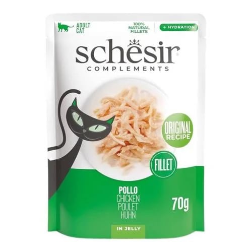 Schesir Complementary wet food for adult cats Chic...