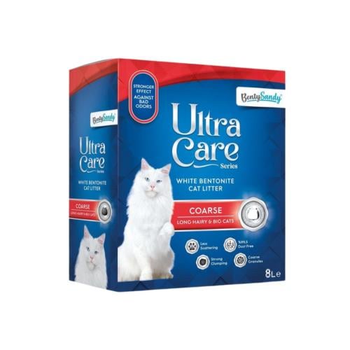 رمل للقطط حبيبات خشنة للقطط الكبيرة وذات الشعر الط...