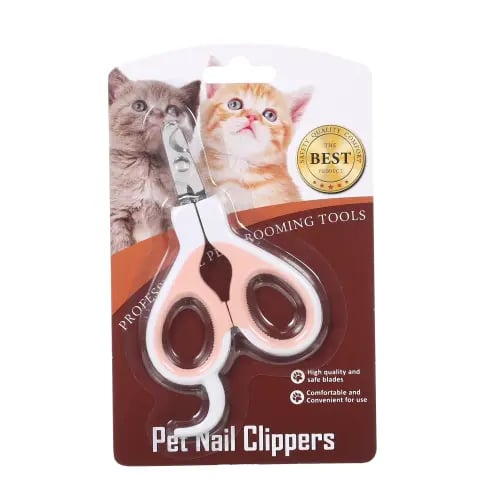 مقص أظافر القطط والكلاب من برأس معكوف مائل من الفو...
