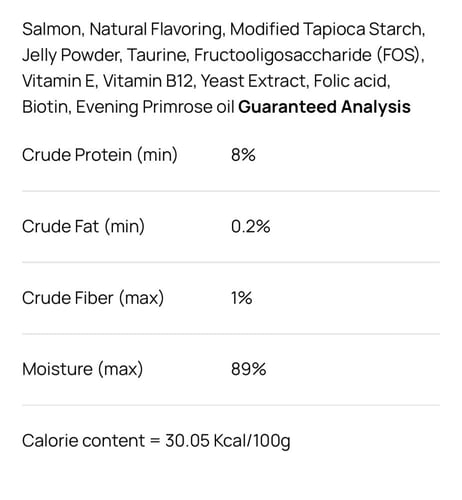 برامي أظرف طعام رطب لدعم النمو - موس السلمون للقطط...