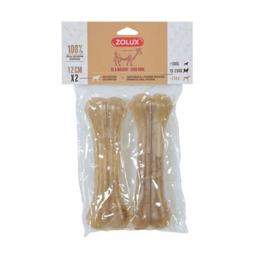 زولكس عظم مضغ مضغوط للكلاب 12سم - حبتين