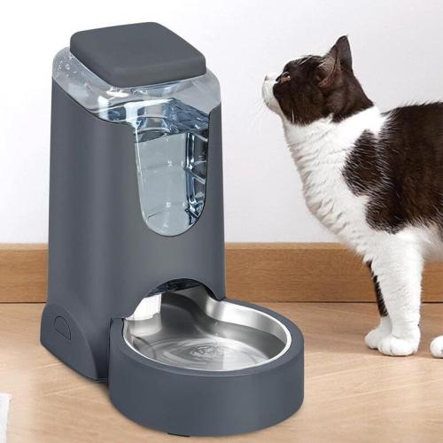 مشربية و سقاية مياه للقطط والكلاب 3 لتر - ألوان مت...