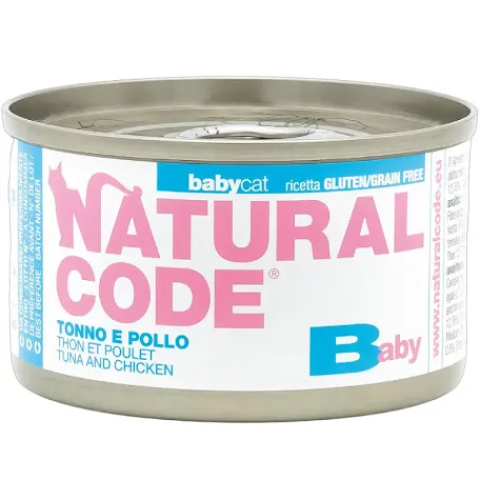 Natural Code Baby - Tuna & Chicken Wet Food Cans f...
