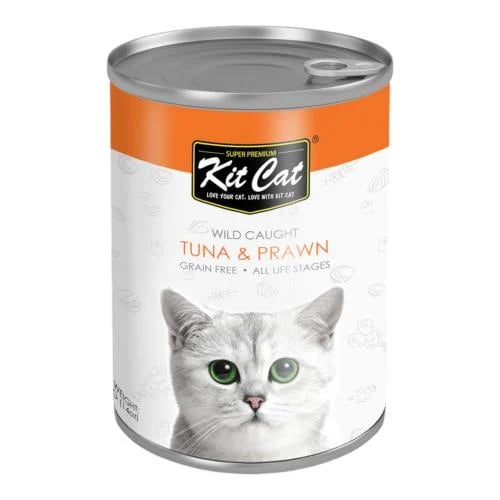 كت كات Kit Cat معلبات طعام رطب للقطط بالتونة والرو...