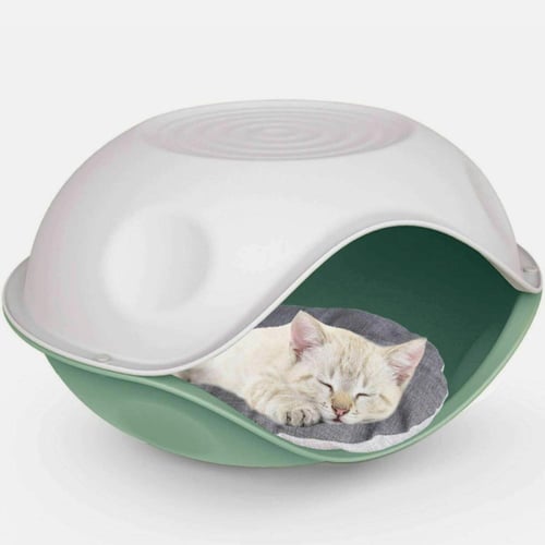 جيوربلاست سرير كهفي كبير بيت بطة مغطى بغطاء ملون ل...