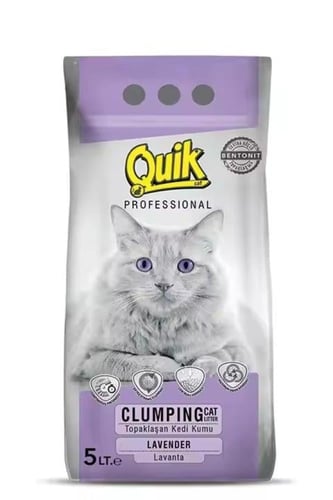 كويك تراب القطط رمل مخصص لحمام القطط 10 لتر