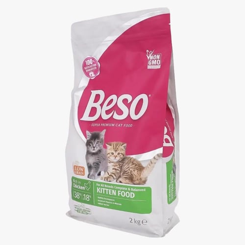 بيسو طعام جاف للقطط الصغيرة بالدجاج 7.5 كيلو