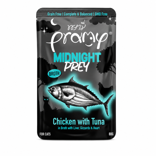 Brami Midnight Chicken & Tuna Liver Gravy Cat Food...