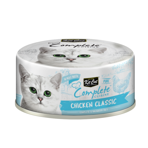 كت كات وجبة كاملة للقطط بالدجاج في المرق 70غ