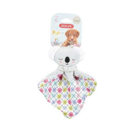 زولكس بوبي تايني لعبة على شكل باندا كادلي رمادي