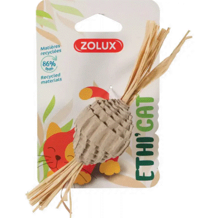 زولكس اثيكات كرة كرتون مع ريش لعبة